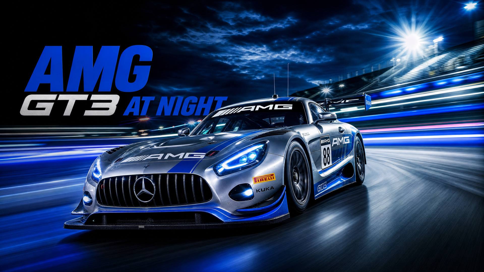 国产主播 - AMG GT3夜间赛道国产主播视频